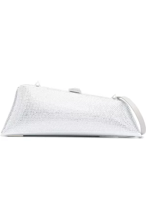 The Attico Bolso de mano Long Night con aplique de cristal