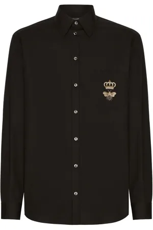 Dolce & Gabbana Camisa con logo bordado