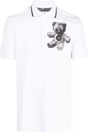 Philipp Plein Polo con motivo Paisley Teddy Bear