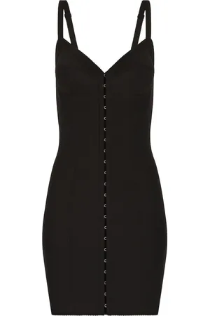Dolce & Gabbana Minivestido con cuello en V