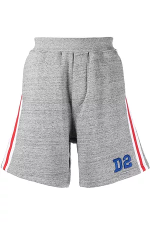 Dsquared2 Logo-embroidered striped track pants