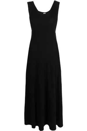 By Malene Birger Vestido largo con cuello redondo