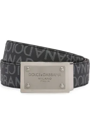 Dolce & Gabbana Cinturón con placa del logo