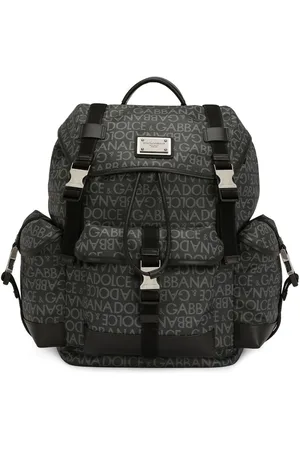 Dolce & Gabbana Mochila con logo en jacquard