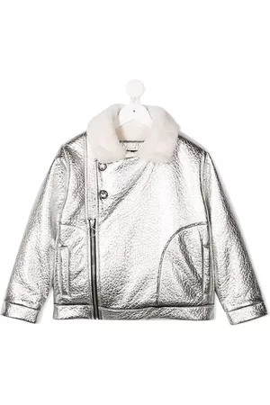 Le pandorine Chaqueta biker metalizada