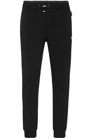 Philipp Plein Pantalones de chándal con parche del logo