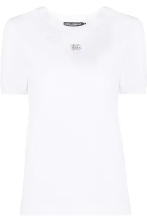 Dolce & Gabbana Camiseta con detalles de cristal