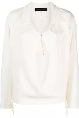 Kiko Kostadinov Blusa con cuello de pico