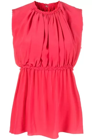 Lanvin Blusa fruncida sin mangas
