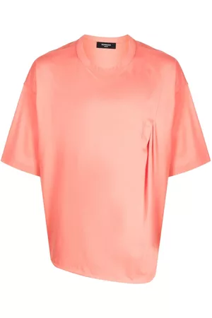 SONGZIO Camiseta asimétrica con logo bordado
