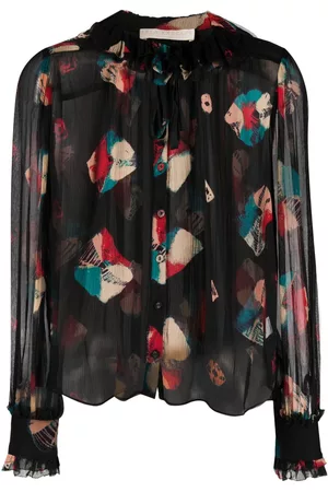 ULLA JOHNSON Blusa con estampado abstracto