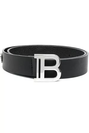 Balmain Cinturón con placa del logo