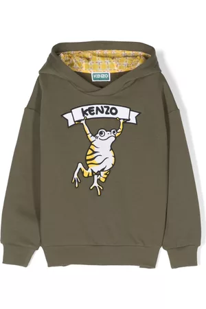 Kenzo Sudadera con capucha y logo estampado