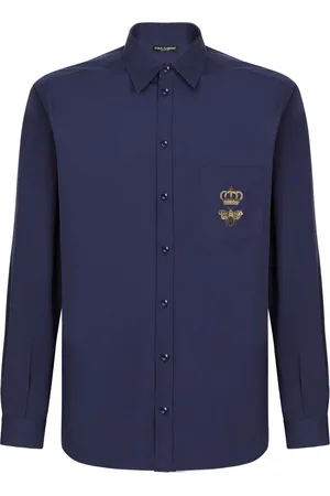 Dolce & Gabbana Camisa con logo bordado