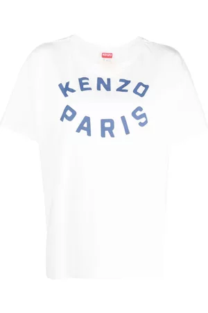 Kenzo Camiseta con logo estampado