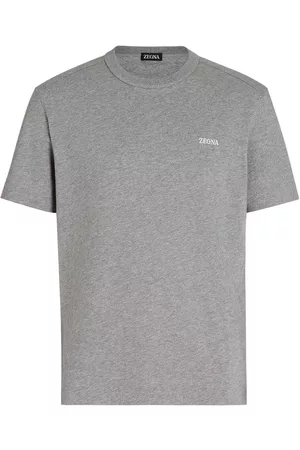 Ermenegildo Zegna Logo-embroidered cotton T-shirt