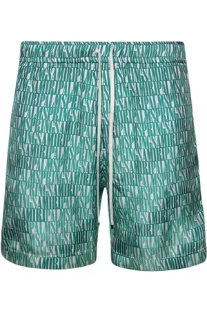 AMIRI Bermudas náuticas con motivo X Palm
