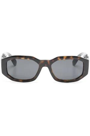 VERSACE Gafas de sol Medusa con montura rectangular