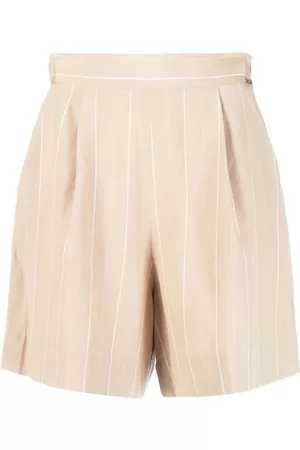 Liu Jo Pantalones cortos de vestir con placa del logo