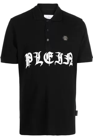 Philipp Plein Polo con logo estampado y manga corta