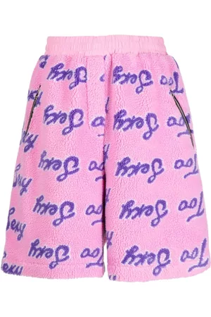 Natasha Zinko Pantalones cortos de chándal con estampado gráfico