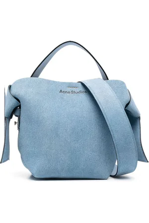 Acne Studios Bolso shopper vaquero con logo