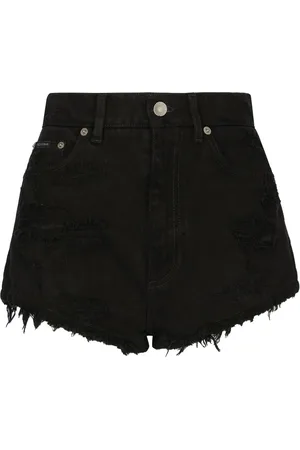 Dolce & Gabbana Pantalones vaqueros cortos con efecto envejecido