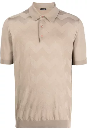 Kiton Polo con motivo de ondas