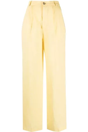 Forte Dei Marmi Pantalones rectos con talle alto
