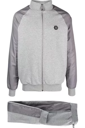 Philipp Plein Chándal con logo con apliques
