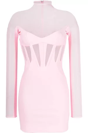 MUGLER Minivestido Corset Illusion