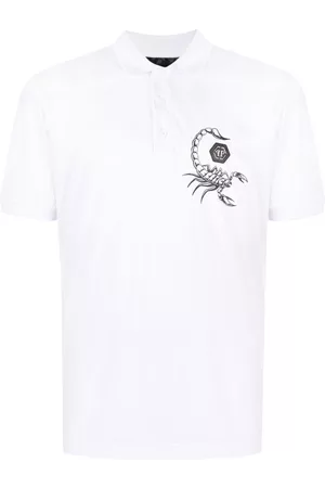 Philipp Plein Polo con estampado Scorpion
