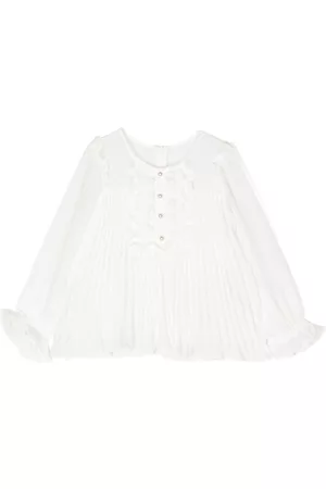 Self-Portrait Blusa con detalle de volantes