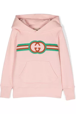 Gucci Sudadera con capucha y logo bordado