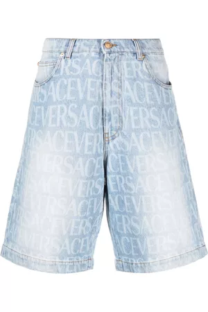 VERSACE Pantalones vaqueros cortos Allover