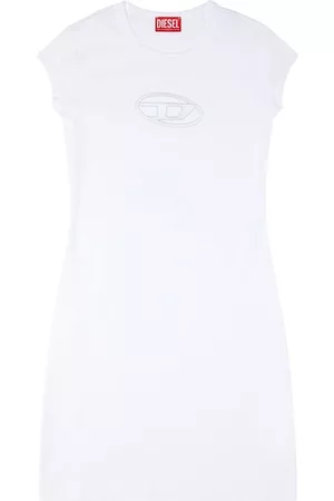 Diesel Vestido corto con parche del logo