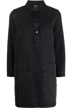 A.P.C. Minivestido Aurelia vaquero