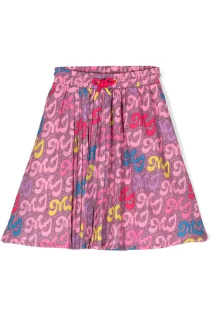Marc Jacobs Falda con monograma y pliegues