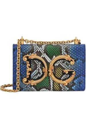 Dolce & Gabbana Bandolera DG Girls con efecto de piel de pitón