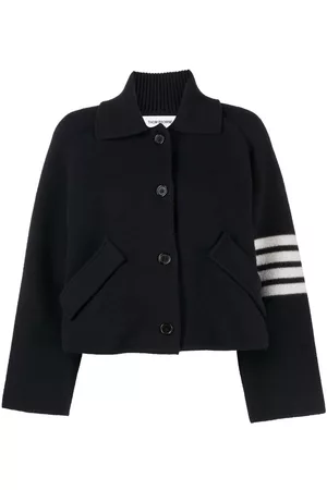 Thom Browne Chaqueta corta con motivo 4-Bar Stripe