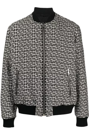 Balmain Chaqueta bomber reversible con monograma