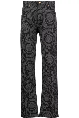 VERSACE Vaqueros Barocco Silhouette estampados