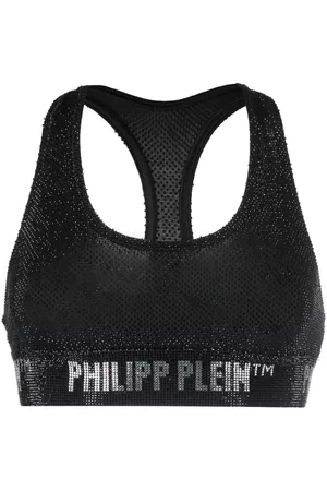 Philipp Plein Sujetador con banda del logo