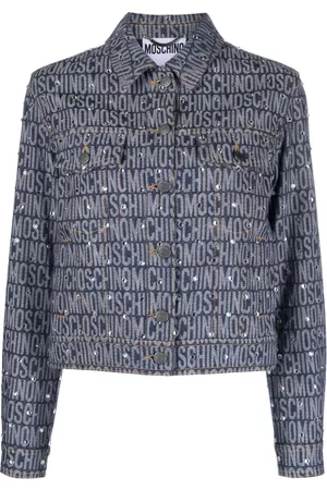 Moschino Chaqueta vaquera con monograma