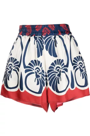 La DoubleJ Pantalones cortos con motivo de conchas