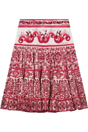 Dolce & Gabbana Falda con motivo Mayólica