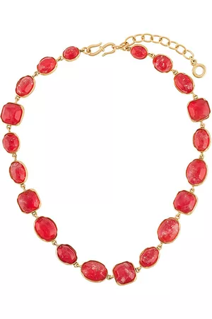 Goossens Collar con apliques de cabujones