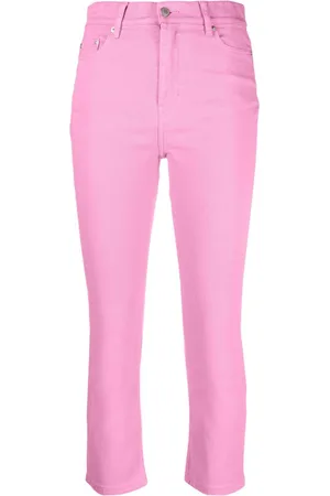 Ami Vaqueros capri de talle alto