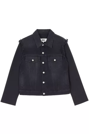Maison Margiela Chaqueta vaquera con efecto envejecido