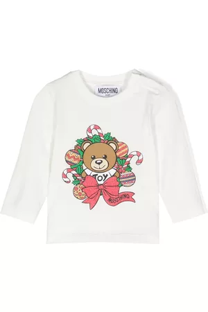Moschino Camiseta Teddy Bear con purpurina